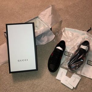 BRAND NEW GUCCI “ACE” SNEAKERS